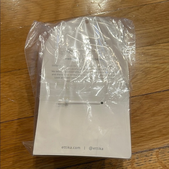 Ettika Flower Hair Clips - Pink and Green - Picture 2 of 2